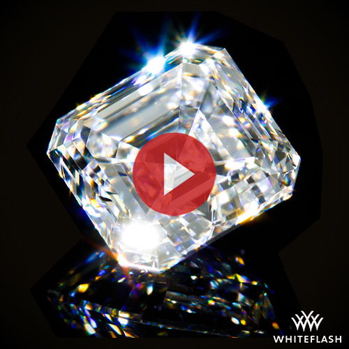 1.51 ct E VS1 Asscher Cut Lab Grown Diamond