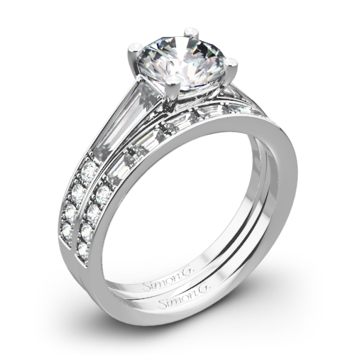 Simon G. MR2220 Duchess Diamond Wedding Set