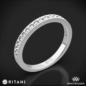 Ritani 21697 Milgrain Diamond Wedding Ring