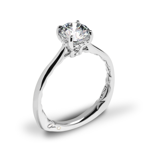 A. Jaffe MES837Q Solitaire Engagement Ring