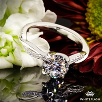 Valoria Flora Twist Diamond Engagement Ring