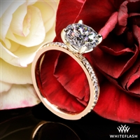 Legato Micro Pave Diamond Engagement Ring