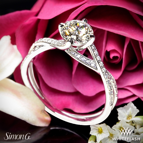 Simon G. MR1394 Fabled Diamond Engagement Ring