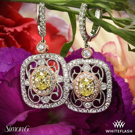 Simon G. TE201 Duchess Diamond Earrings