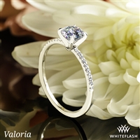 Valoria Micropave Diamond Engagement Ring