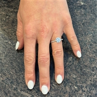 Valoria Micropave Diamond Engagement Ring