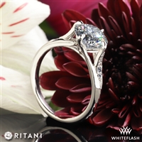 Ritani 1RZ1379 Vintage Tulip Diamond Engagement Ring