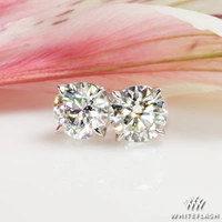 4 Prong Basket Diamond Earrings