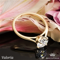 Valoria Tulip Solitaire Engagement Ring