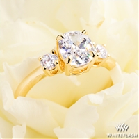 Custom Three Stone Engagement Ring