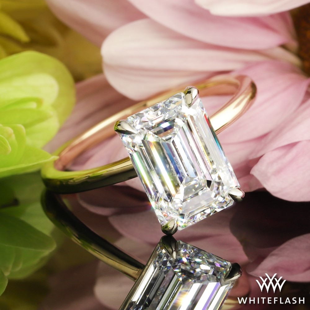 14k Yellow Gold Timeless 4 Prong Solitaire Engagement Ring