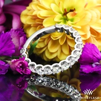 Annette's U-Prong Three Quarter Eternity Diamond Wedding Ring