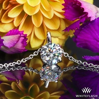 Four-Prong Timeless Diamond Pendant