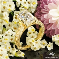 Custom Cathedral Solitaire Engagement Ring