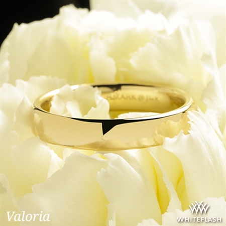 Valoria European Comfort Fit Wedding Ring