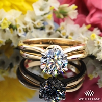 Contemporary Solitaire Wedding Set