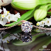 Four-Prong Slide Diamond Pendant